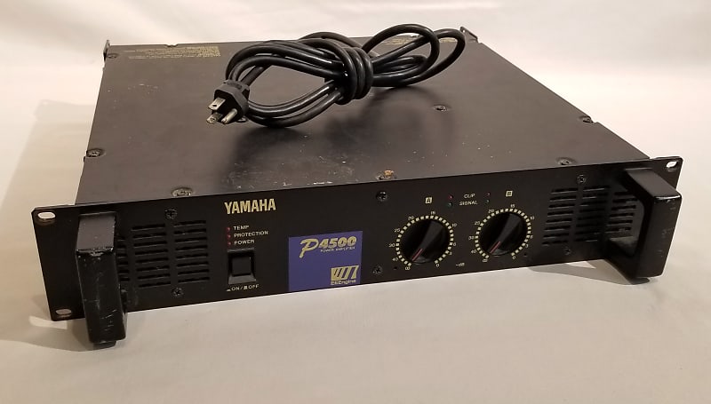 Yamaha P4500 Power Amplifier 1997 Black image 1