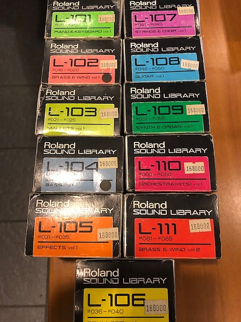 ローランド L-102 サウンドライブラリ BRASS & WIND vol.1