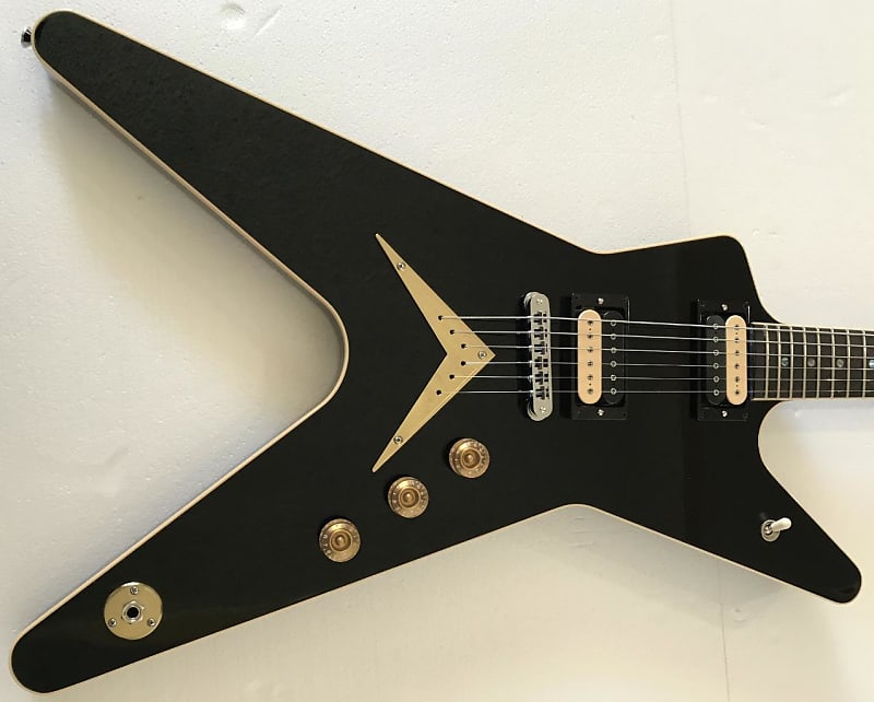 Dean USA Patents Pending ML Classic Black Electric Guitar Reverb