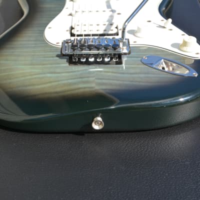 1993-1994 Fender Stratocaster HSS Foto Flame with Floyd Rose, Rosewood Fretboard, Made in Japan image 14