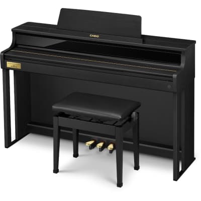 Casio AP-750BKC3 Celviano Upright 88-Key Digital Home Piano w/Bench, Black image 6