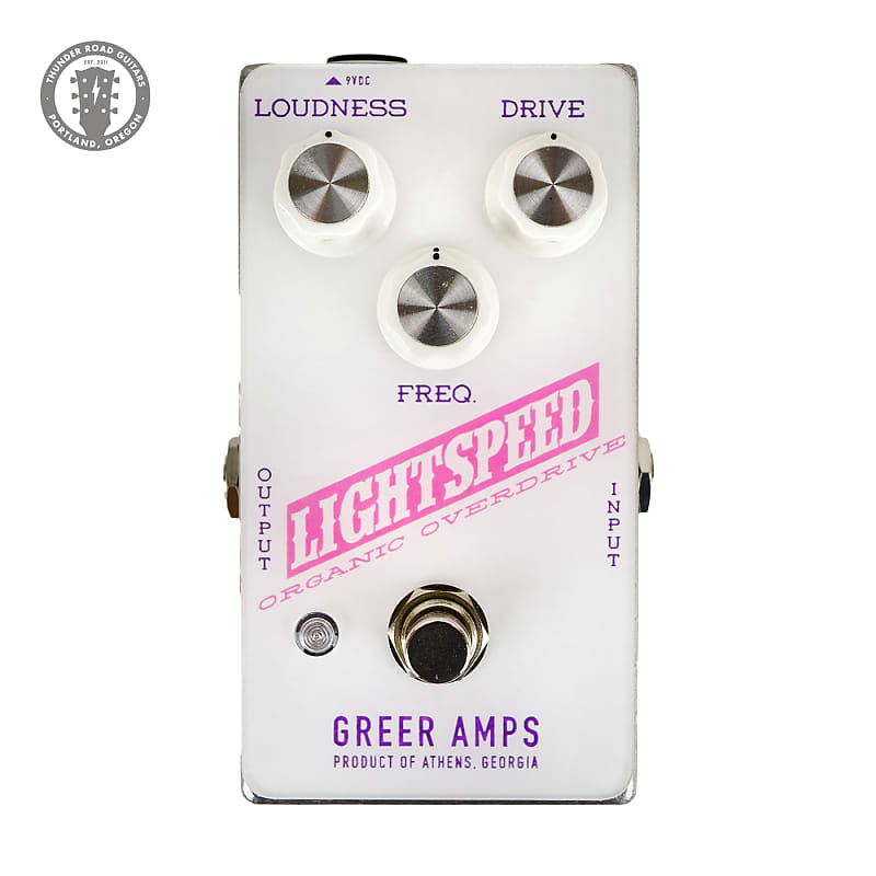 New Greer Amps Lightspeed Organic Overdrive Purple/Pink | Reverb