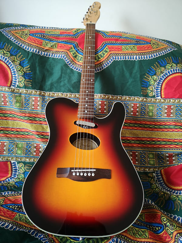 Fender Telecoustic Deluxe 2000's Sunburst | Reverb UK