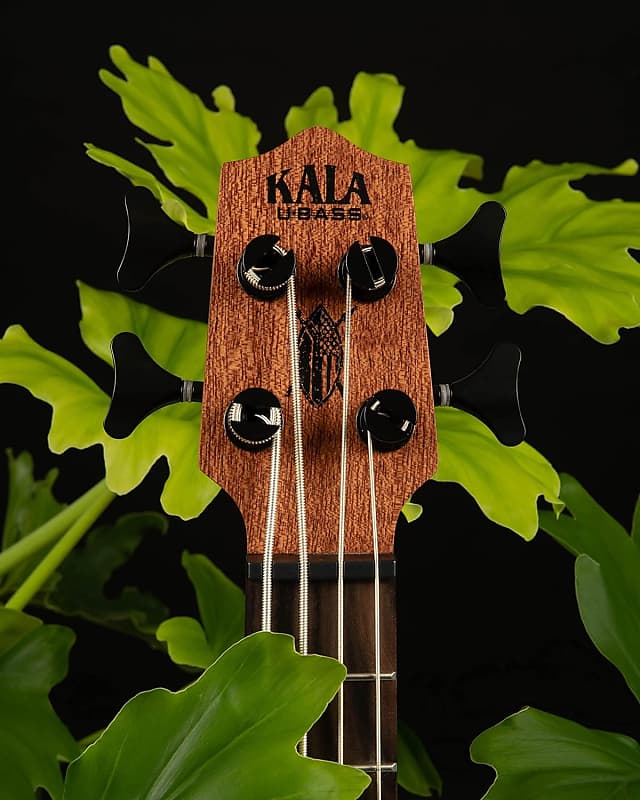 Mint Kala Brand Music Co, 4-String Ukulele, Right, Natural, UBASS