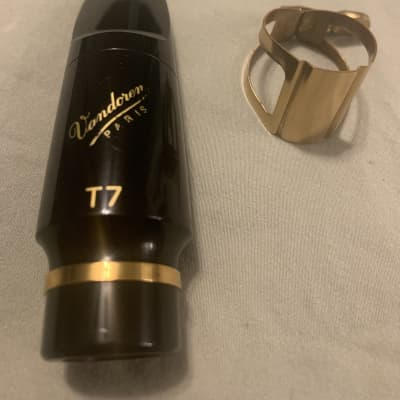 Vandoren V16 Series T7 Hard Rubber Tenor Saxophone Mouthpiece (Comes with a ligature) image 1