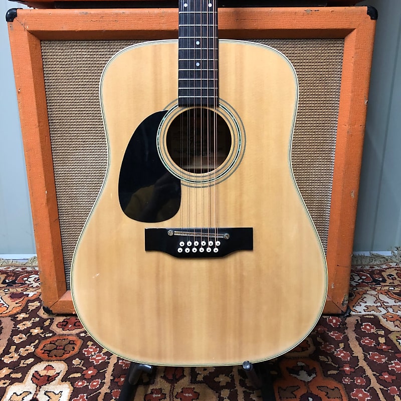 Vintage fender 12 string store acoustic guitar