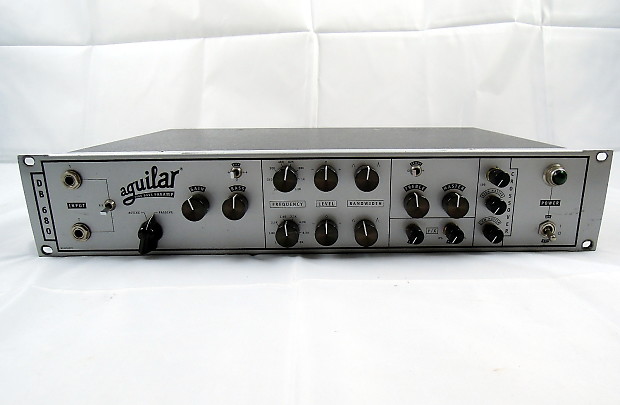 AGUILAR DB680 Tube Bass Pre-Amplifier w/DI, Dual Parametric EQ, Crossover  (DB 680 Preamp)