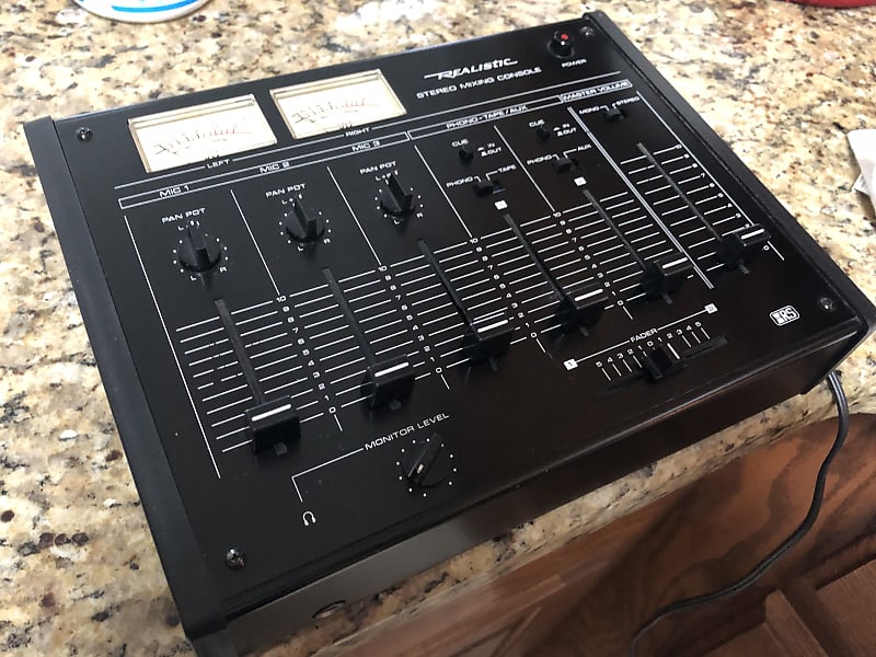 Vintage Realistic- Radio Shack- stereo mixing console- Model | Reverb