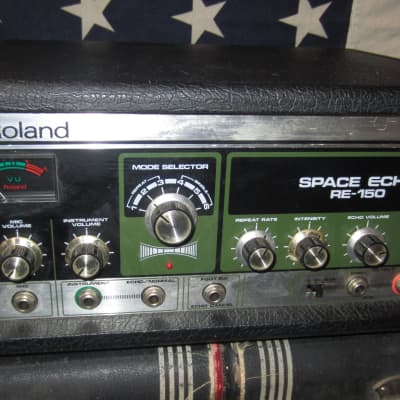 ~1979 Roland RE-150 Space Echo Green and Black w/ Original Shipping Box