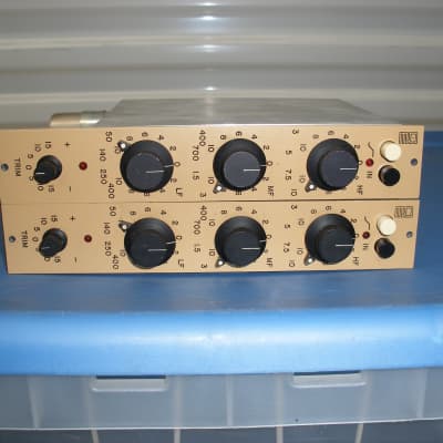 Quad Eight 312 EQ module pair, (3 band api style with inductors) Dallas area image 10