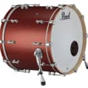 Pearl Music City Custom Reference Pure 24"x14" Bass Drum w/BB3 Mount Red Glass