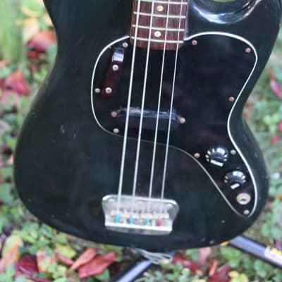 Fender Musicmaster bass 1978 - black image 3
