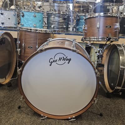 George Way 2014 Tuxedo Walnut drum set image 2