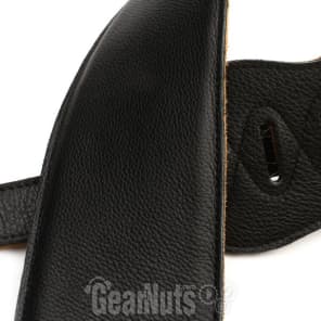 Levy's M4GF 3.5-inch Padded Garment Leather Bass Strap - Black image 5