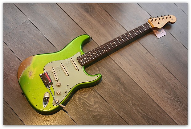 Fender Custom Shop Heavy Relic 62 Strat Lime Green Metallic