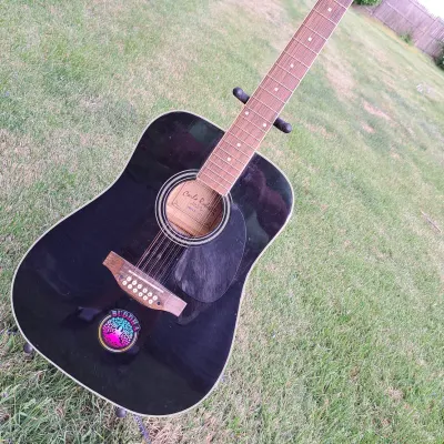 🎵🎸 Carlo Robelli 12 String Acoustic 2000s Black 🎸🎵 for sale