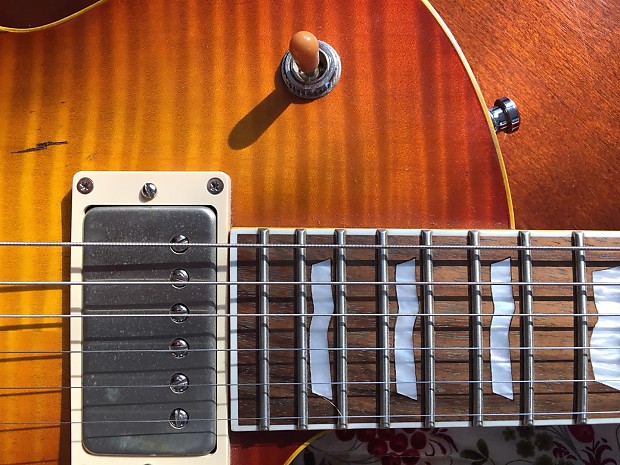 ESP Eclipse II Distressed Honey Burst, 4-Knob Version | Reverb