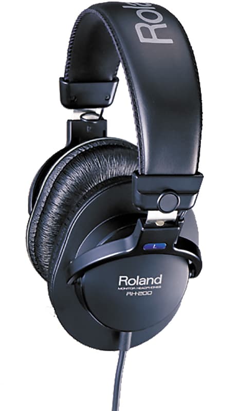 Roland RH-200 Over-Ear Headphones 2021 Black image 1