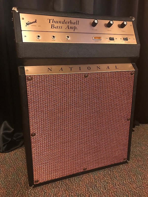 National Thunderball Bass Amp Model 20    Owned by Ted Turner image 1