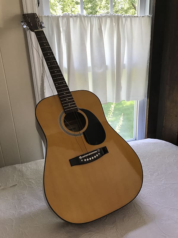 Egmond acoustic guitar model 69 natural finish Reverb