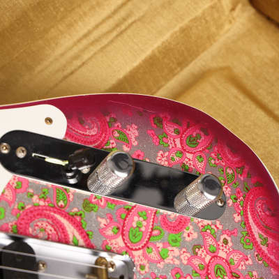 Fender Custom Shop Limited Edition Double Esquire Thinline Custom Relic Aged Pink Paisley image 8