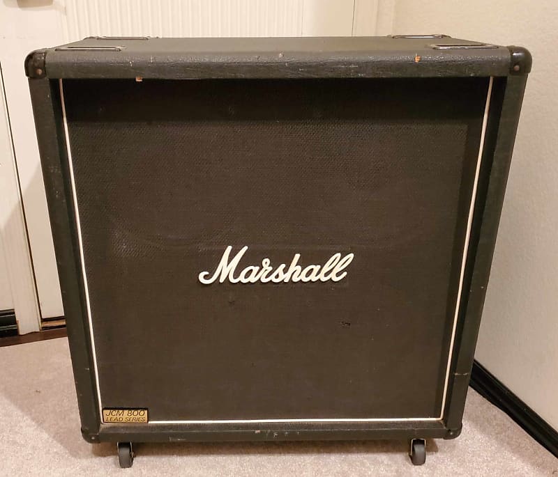 Marshall JCM 800 Lead Series Model 1960B 300-Watt 16ohm Straight 4x12  Cabinet | Reverb