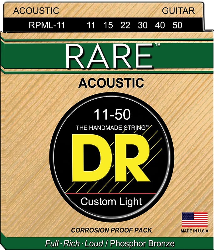 DR Strings Acoustic Rare - Light image 1