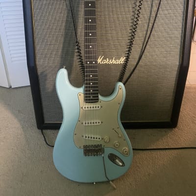 Warmoth  Stratocaster guitar Custom made 2024 - Sonic Blue high gloss image 6