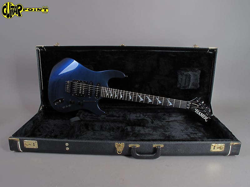 Hamer Chaparral Custom set-neck 1987 Blue metallic | Reverb
