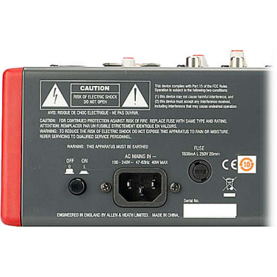 Allen & Heath AH-ZED24 16 mic/line + 3 stereo, 4 aux sends, 3 band swept mid EQ. 2 x 2 USB, I/O 100mm faders image 8
