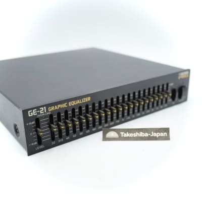 【再値下げ】BOSS GE‐21 GRAPHIC EQUALIZER Boss PRO GE-21 Graphic Equalizer Made in Japan Half Rack