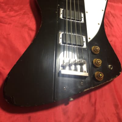 Burny TB-70 T Bird Type 1980's Japan Vintage Electric Bass