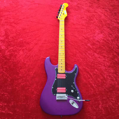 Martyn Scott Instruments Custom Built Partscaster Guitar in Matt Purple image 2