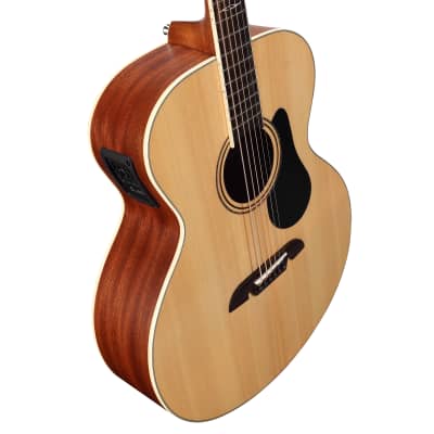 Alvarez ABT60E Baritone Acoustic Guitar Natural Finish image 4