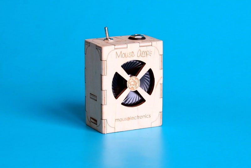 Mouse Electronics Mouse Amp Wooden Mini 1W Guitar Amp 1st Time For US Sale Fast ship!  2019 image 1