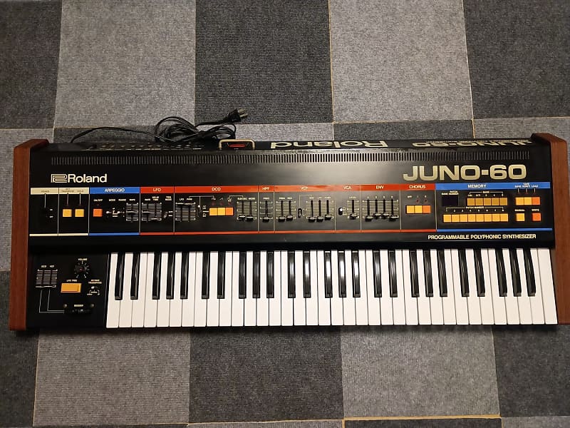 Roland JUNO-60 Vintage Analog Synthesizer (100V) | Memory OK | Serviced | Ships Worldwide (Size Limits Apply) image 1