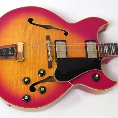 Gibson Barney Kessel Custom 1968 Sunburst ~ Hang Tags! ~ Flamed Maple ~ Original Case image 6