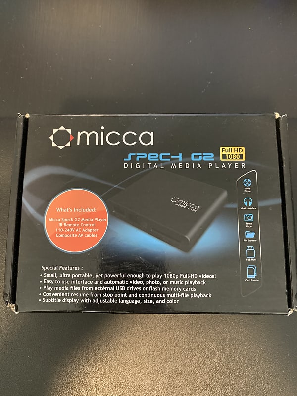  Micca Speck G2 1080p Full-HD Digital Media Player for