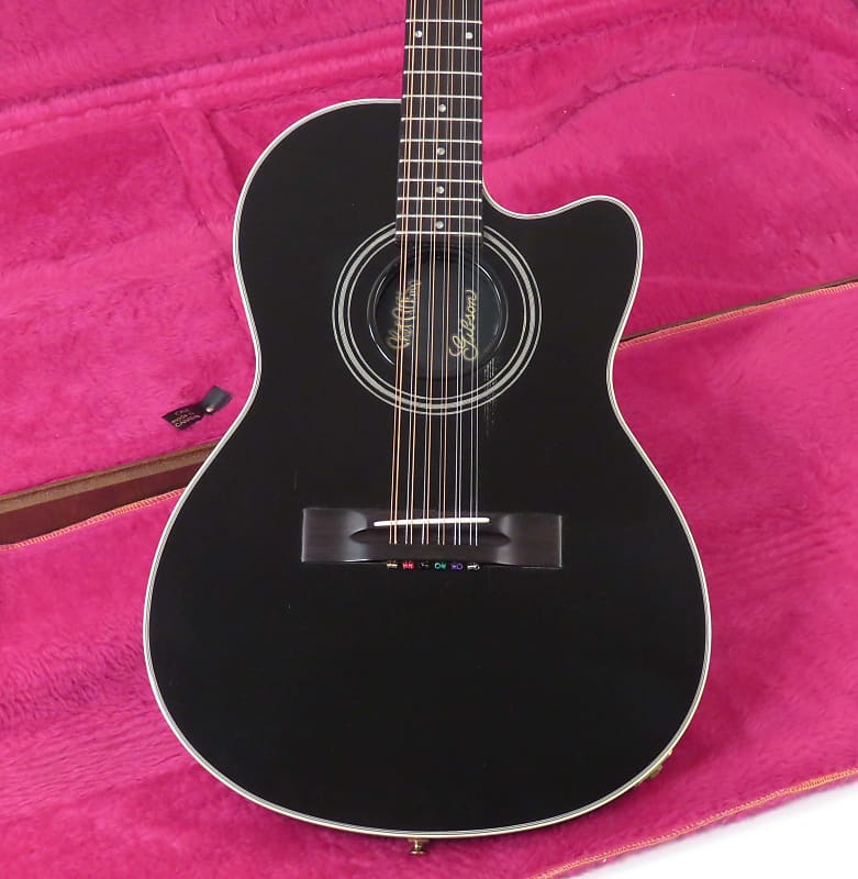 Gibson Chet Atkins SST 12 String 1990 Black ~ Rare 12 String