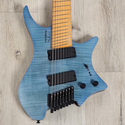 Strandberg Boden Standard NX 8 8-String Headless Multi-Scale Guitar, Blue image 2