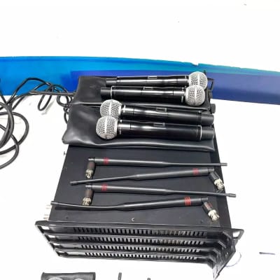 Shure UR4D+ Dual Wireless Receiver W/(2)URUR2 Handheld Transmitters #2416 (One)THS image 5