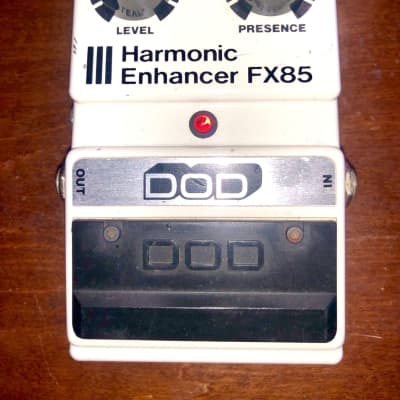 DOD FX85 Harmonic Enhancer pedal 1985 White treble boost gain drive vintage RARE!!! image 1