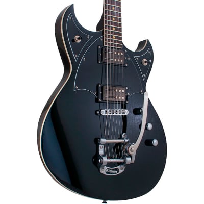Reverend Reeves Gabrels Spacehawk Electric Guitar Midnight Black image 5