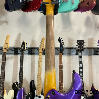 Balaguer Toro USA Heritage Electric Guitar w/ Case-Metallic Purple over Sunburst image 14