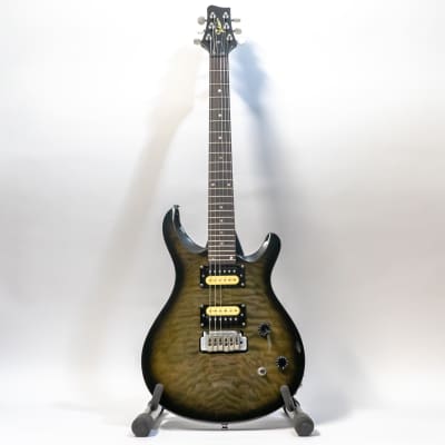2008 Tokai LG50Q Electric Guitar with Gigbag - Transparent Black image 2