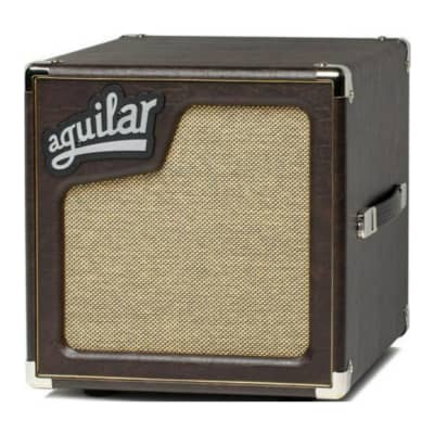 Aguilar SL1108 8-Ohm 10 x 1-Inch Driver 175W Hybrid Design Lightweight and Portable Bass Cabinet (Chocolate Brown) image 1