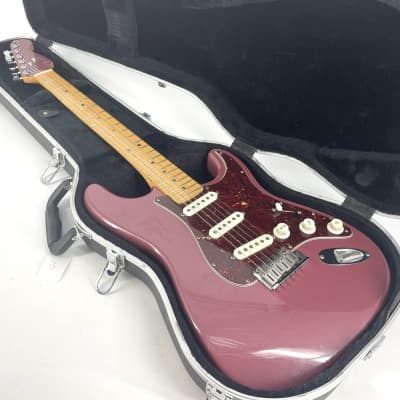 1995 Fender American Standard Stratocaster with Matching Headstock – Burgundy Mist for sale
