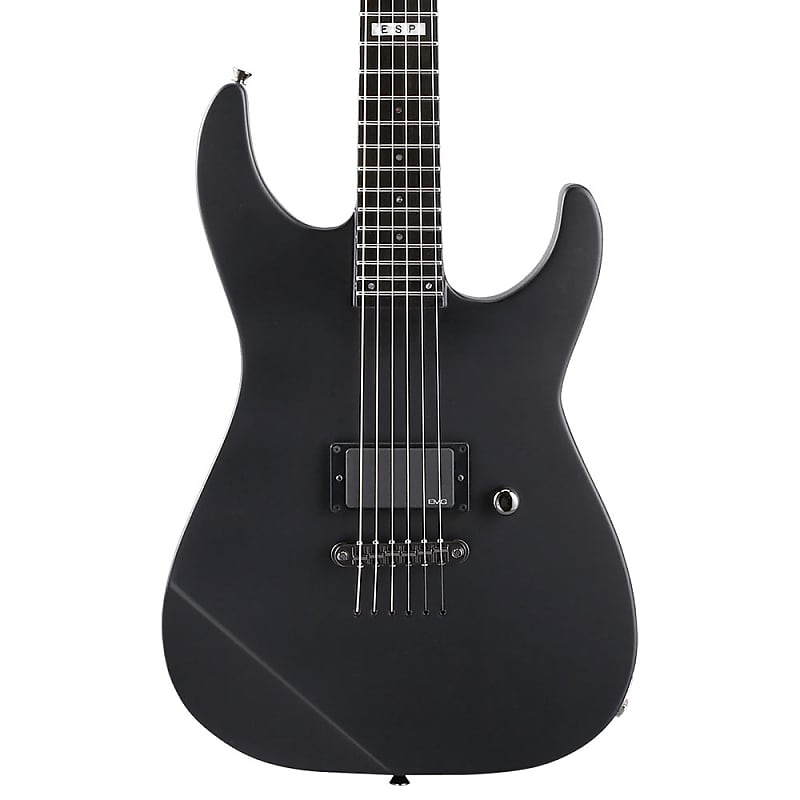 ESP E-II M-I Thru NT Black Satin | Reverb