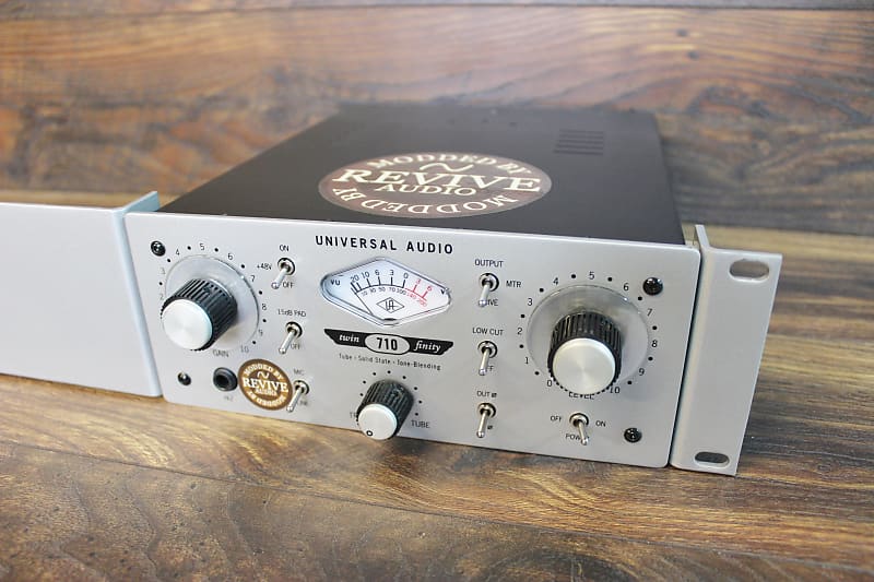 REVIVE AUDIO MODIFIED: UNIVERSAL AUDIO, TWIN FINITY 710 PREAMP, EXCELLENT!