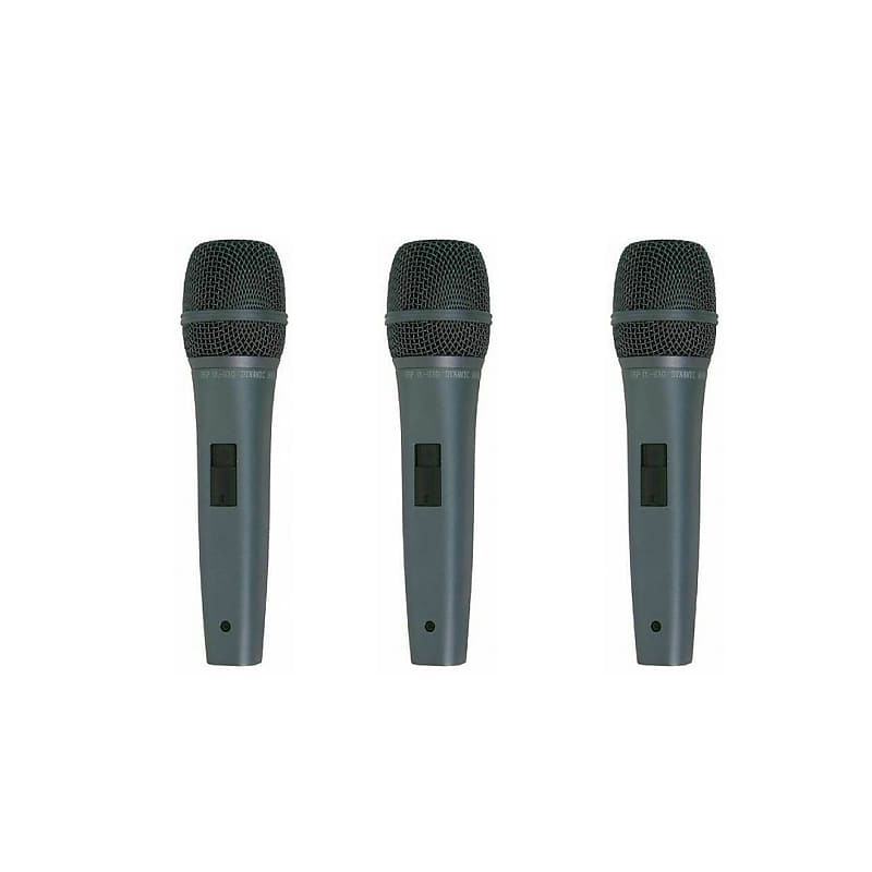 3 Handheld Dynamic Vocal Performance Microphone Off/On Switch | Reverb
